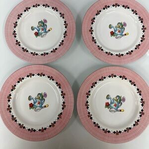 Vintage Garden Time At Home With Mary Engelbreit Sakura Salad Plate 1994Set Of 4